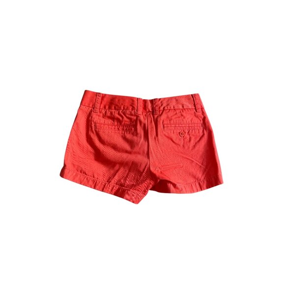 J CREW 100% Cotton Orange Broken In Chino Shorts Size 00 - Picture 5 of 7